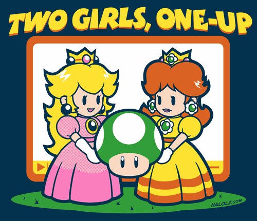 2 girls one-up